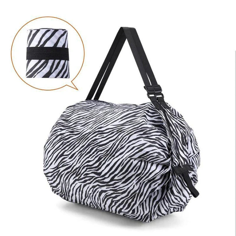 Foldable Large-Capacity Tote Bag with Extended Storage Space, Made of Durable 210D Oxford Cloth in Various Colors