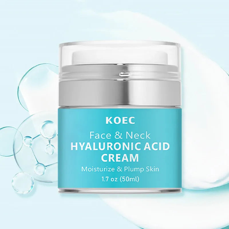 50g jar of retinol neck cream for light lines with English packaging