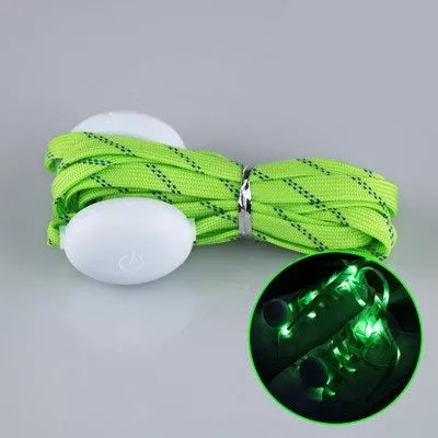 Nylon street dance luminous shoelaces in five vibrant colors