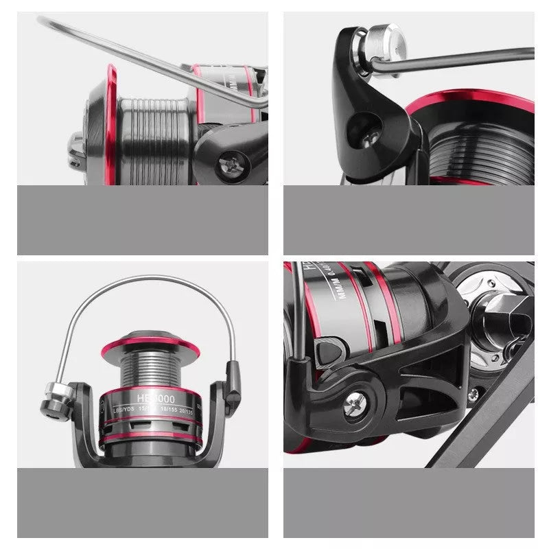 Sea Pole Round Long Cast Fishing Gear with spinning wheel reel for smooth casting