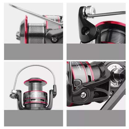 Sea Pole Round Long Cast Fishing Gear with spinning wheel reel for smooth casting