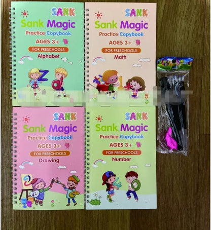 Magic Calligraphy Stickers Set for English Practice - 13x19cm