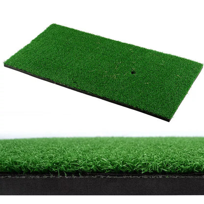 Golf Swing Practice Ball Mat with rubber and nylon construction, 15mm thickness