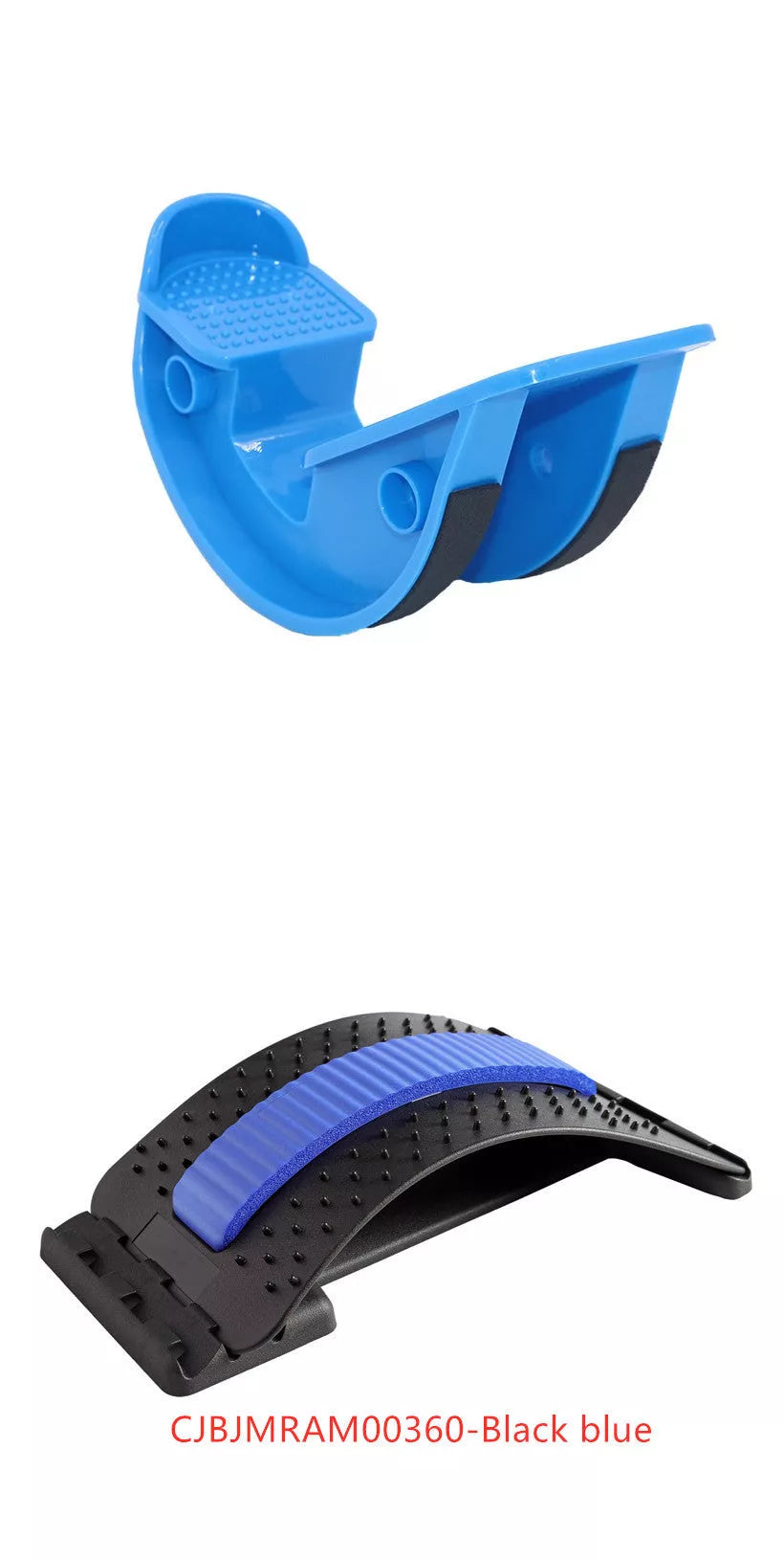 Ergonomic Foot Stretcher Rocker in black for calf and ankle stretching