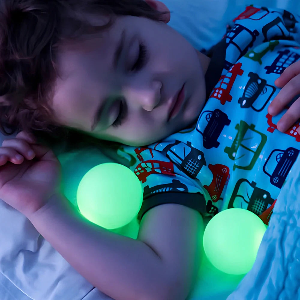 Mushroom-shaped LED night light, 21.5cm base, 26cm height, 7-colour adjustable for bedside ambiance