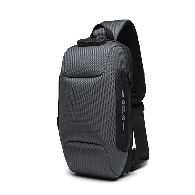 Multifunctional Anti-Theft Waterproof Chest Bag with USB in various colors