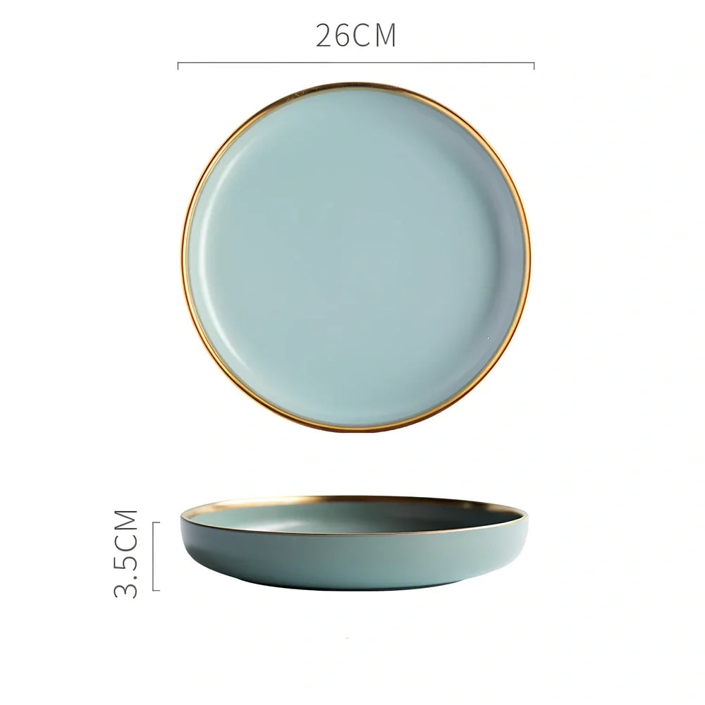 Nordic porcelain tea bowl in soft blue with celadon glaze, 10cm diameter holds 300ml for steady tea warmth
