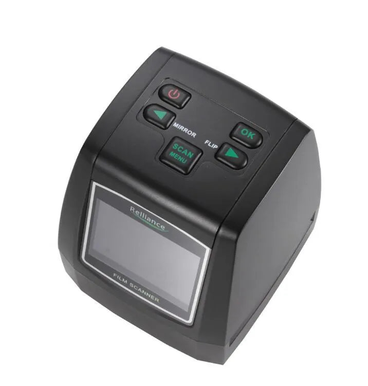 14 megapixel film scanner and USB MSDC photo slide viewer with LCD display for converting multiple film formats