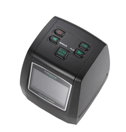 14 megapixel film scanner and USB MSDC photo slide viewer with LCD display for converting multiple film formats