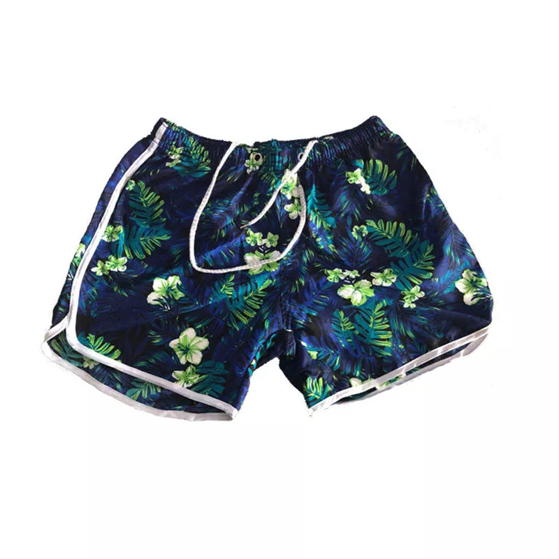 Summer beach casual shorts in various colors and sizes, made from quick-dry polyester fiber