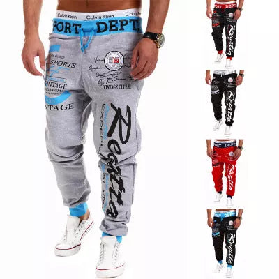 Drawstring loose track pants in various colors with adjustable waist for a customizable fit