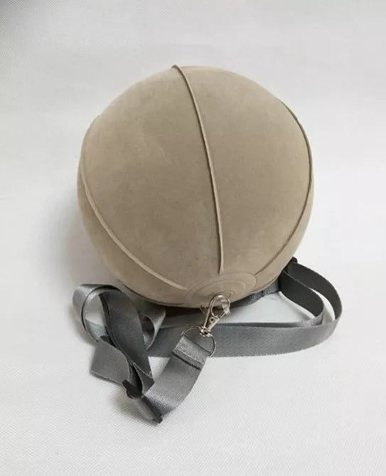 Smart Inflatable Ball Swing Trainer in gray and black, designed for sports training