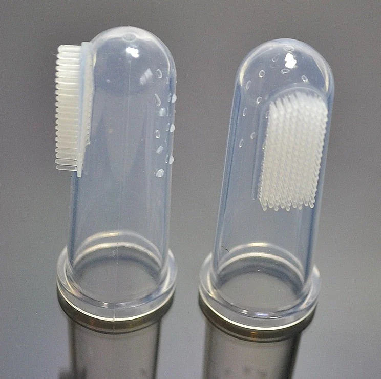 Premium Finger Toothbrush for Pets made of durable silicone for gentle and effective dental cleaning