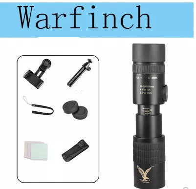 Telescopic Monocular HD Telescope with 10x300 magnification, waterproof and shockproof design