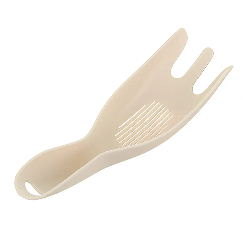 Vanzlife 19.8cm rice washing spoon with PP construction for kitchen grain preparation