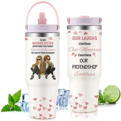 Premium 30oz stainless steel insulated cup in various colors, keeping drinks hot or cold for hours.