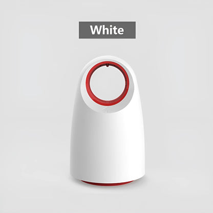 Black or white USB-powered mosquito killer with UV LED light and knitted insect box