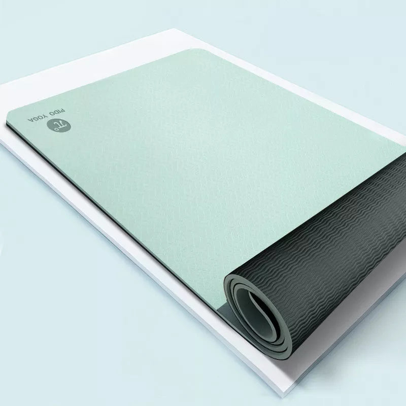 Pido TPE yoga mat in selected color, perfect for beginners with non-slip surface