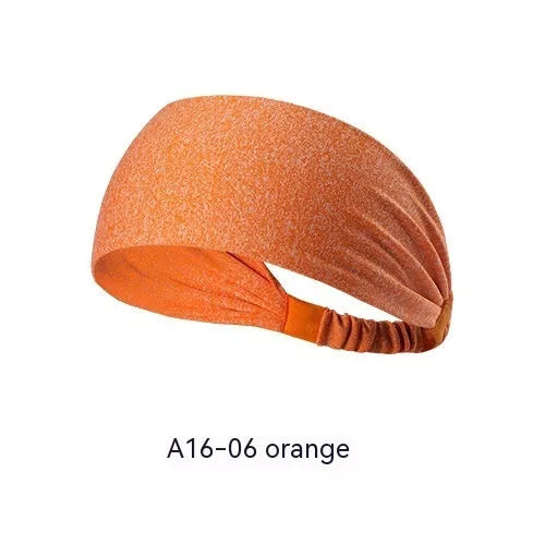 Quick-drying antiperspirant yoga hair band for women in various colors