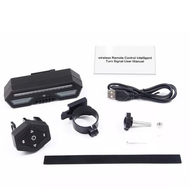 Bicycle Smart Tail Light with wireless remote and IPX4 waterproof rating
