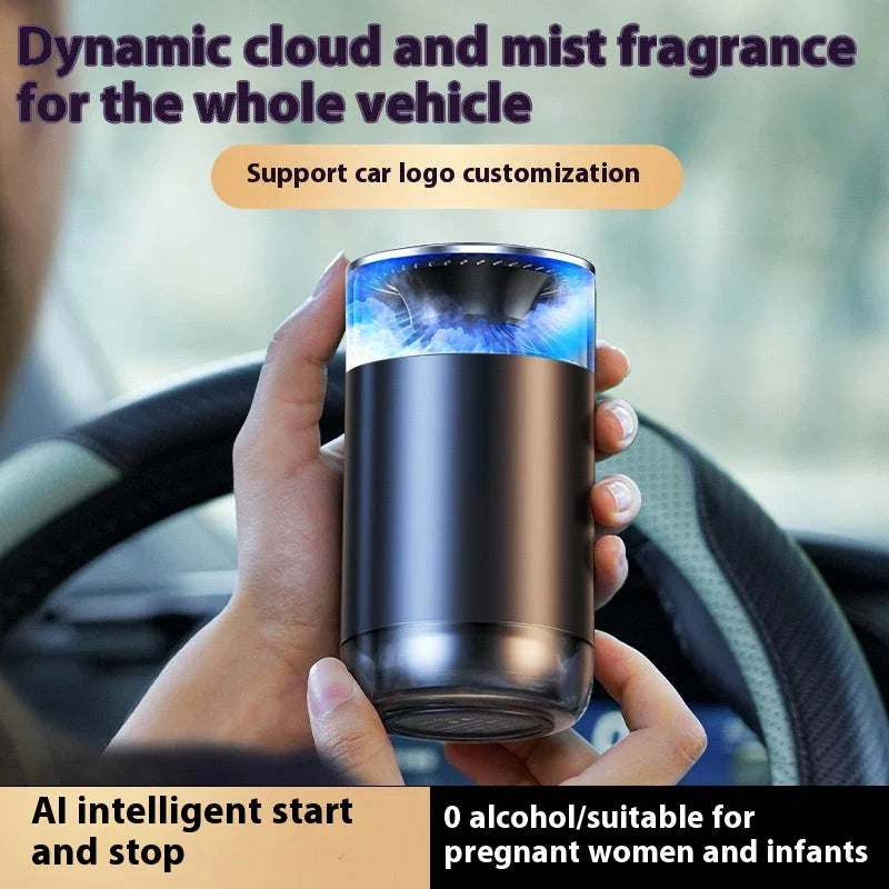 Stylish car diffuser air freshener with natural fragrance options for RVs, trucks, and sedans
