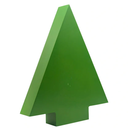 Wooden Christmas advent calendar with 24 numbered compartments in red and green colours measuring 37x32cm