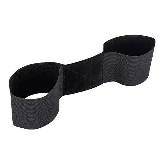 Black Golf Hand Movement Correction Belt with elastic band for swing improvement
