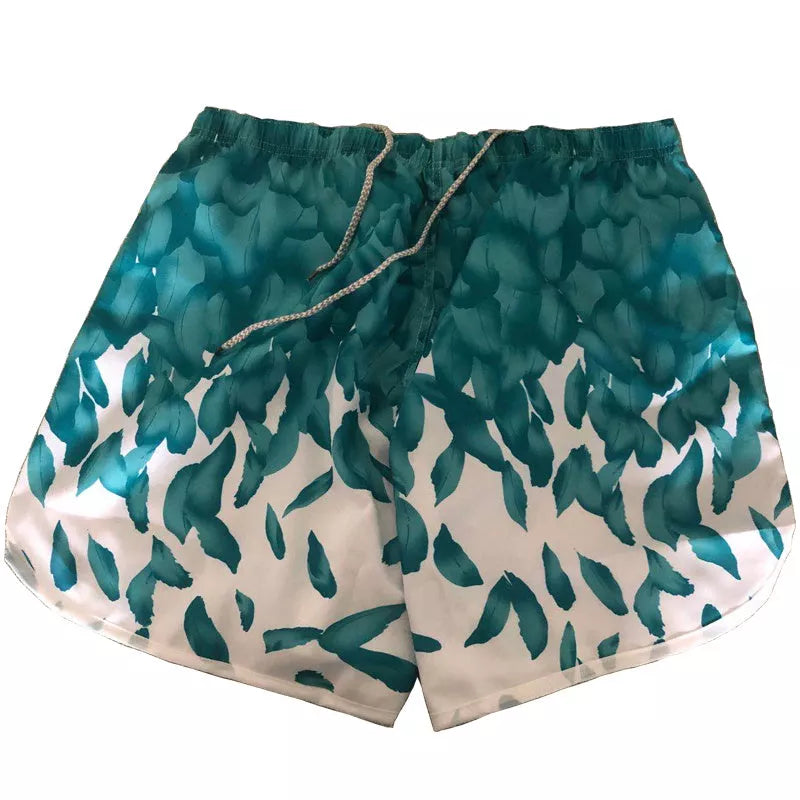 Summer beach casual shorts in various colors and sizes, made from quick-dry polyester fiber