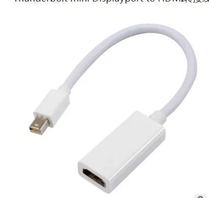 24.5 cm Mini DisplayPort to HDMI adapter cable with male Mini DP and female HDMI connectors