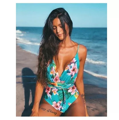 Women's backless monokini swimsuit with adjustable straps in various colors