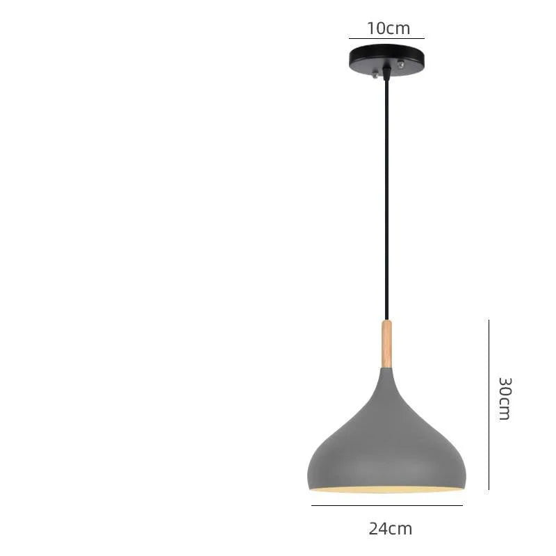 Creative Macarone Chandelier in black, blue, green, grey, pink, or yellow with adjustable height up to 1 metre