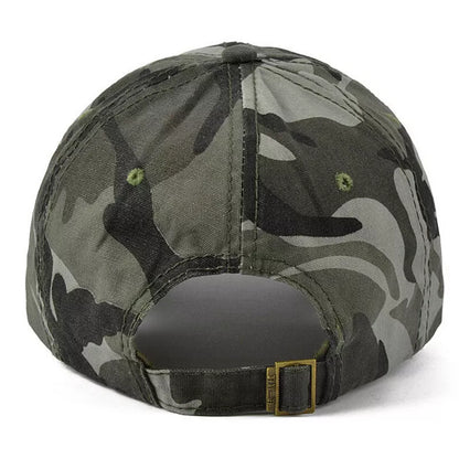 Army Tactical Baseball Cap in black, green, and camouflage - adjustable and durable