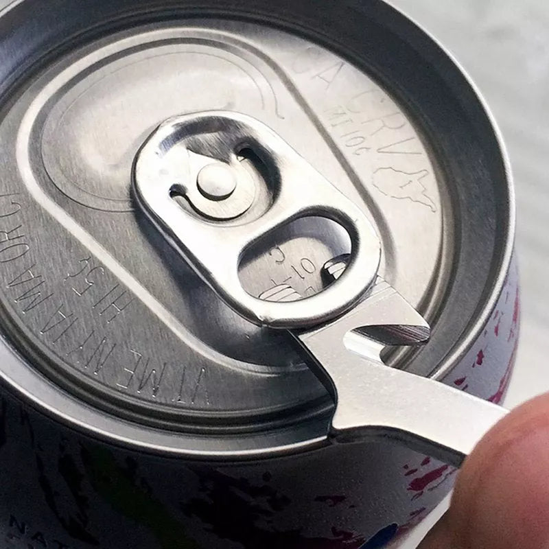 20-in-1 stainless steel multi-tool keychain with over 20 functions including screwdrivers and openers