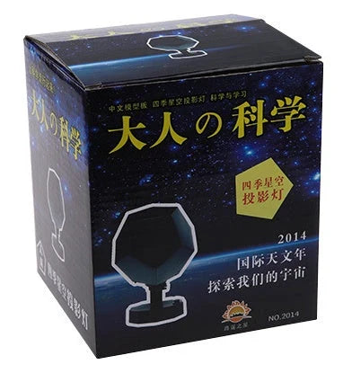 Enchanting Star Projection Lamp casting a mesmerizing display of twinkling stars across a wall