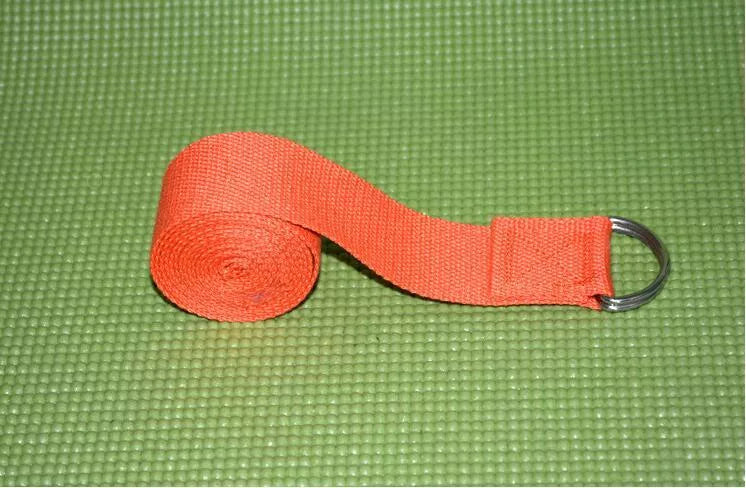 Adjustable cotton yoga tension band in various colors for enhanced flexibility and strength training