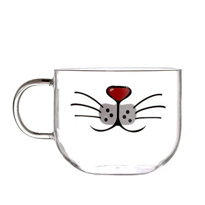 Double layer panda skull wine cup with Christmas tree design inside