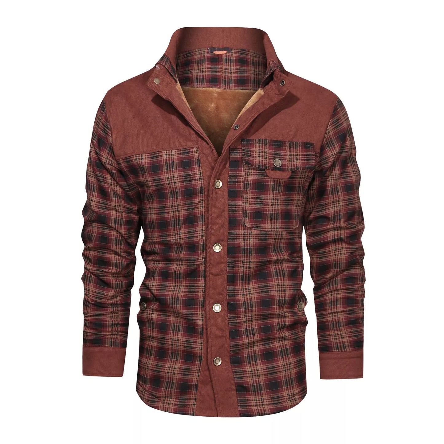 Men's cotton casual coat jacket for autumn and winter in various patterns