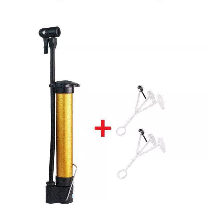 Basketball pump with multi-purpose air needles and accessories for sports equipment inflation