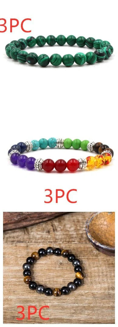 Hhomeenjoy Elegant Malachite Stone Bracelets - Stylish Unisex Accessory