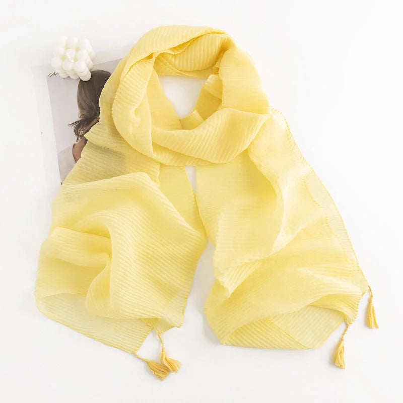 Stylish herringbone pattern artificial cashmere scarf for women in various colors