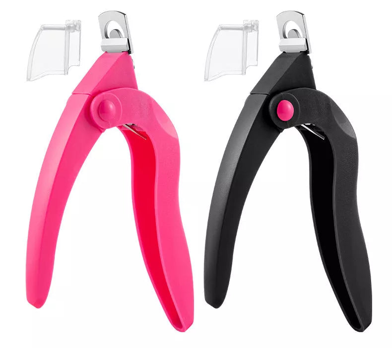 U-shaped DIY French nail clipper with stainless steel blades for precise trimming