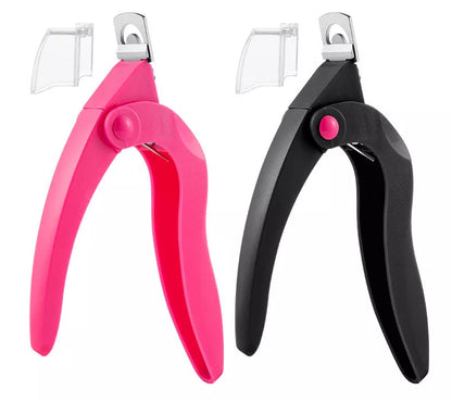 U-shaped DIY French nail clipper with stainless steel blades for precise trimming