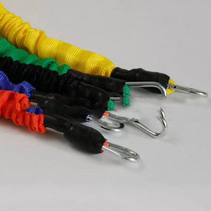 Latex Tension Belt Set for indoor fitness with adjustable resistance levels