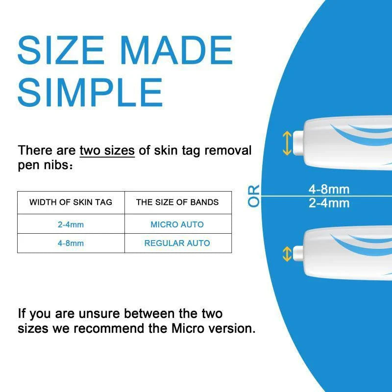 Skin Tag Remover Kit for At-Home Use - Safe and Effective Mole and Wart Removal Tool