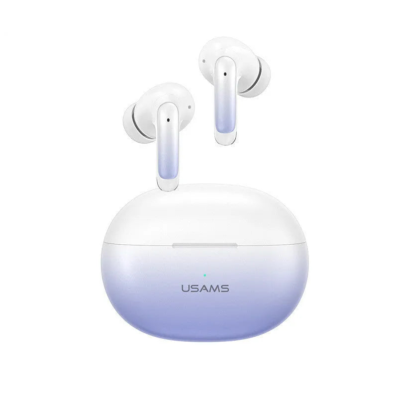 Wireless in-ear Bluetooth sports gaming headset in gradient blue colour