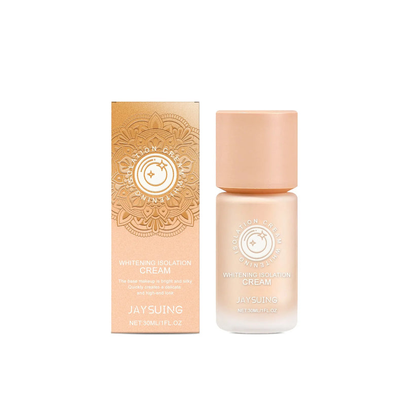 Make-up primer cream for clear and moisturised skin, 30ml silicone-based skin primer with mineral oil and glycerin for a smooth base under foundation or worn alone