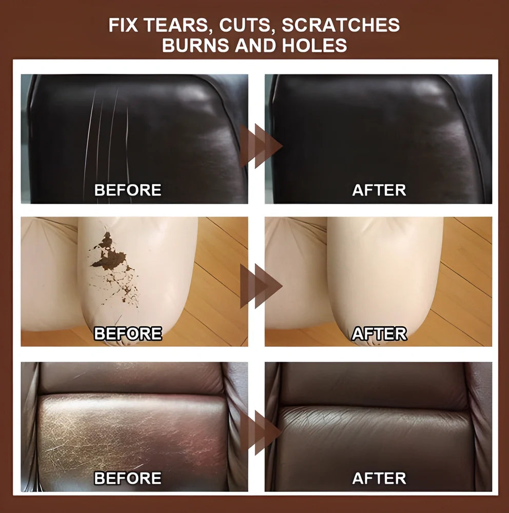 MagicFix Advanced Leather Repair Gel - Restore scratches, burns, and tears on leather surfaces