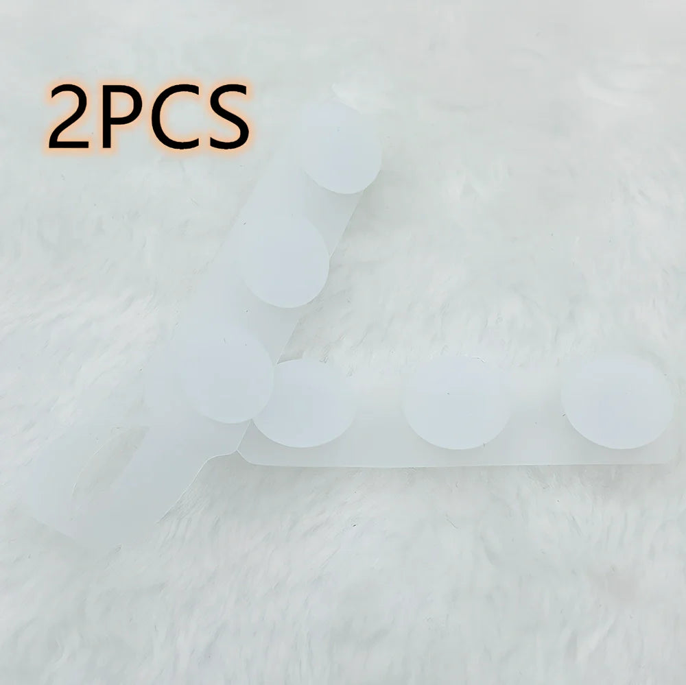 Silicone mask extension strap showing 1.5cm width and colour options including transparent