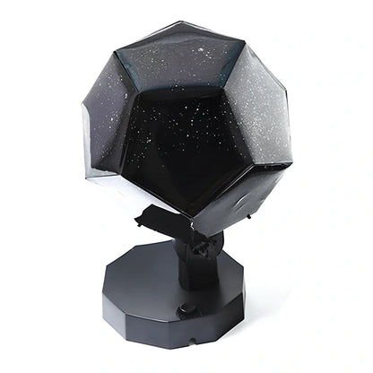LED starry sky projector night light projecting constellations onto ceiling with remote control