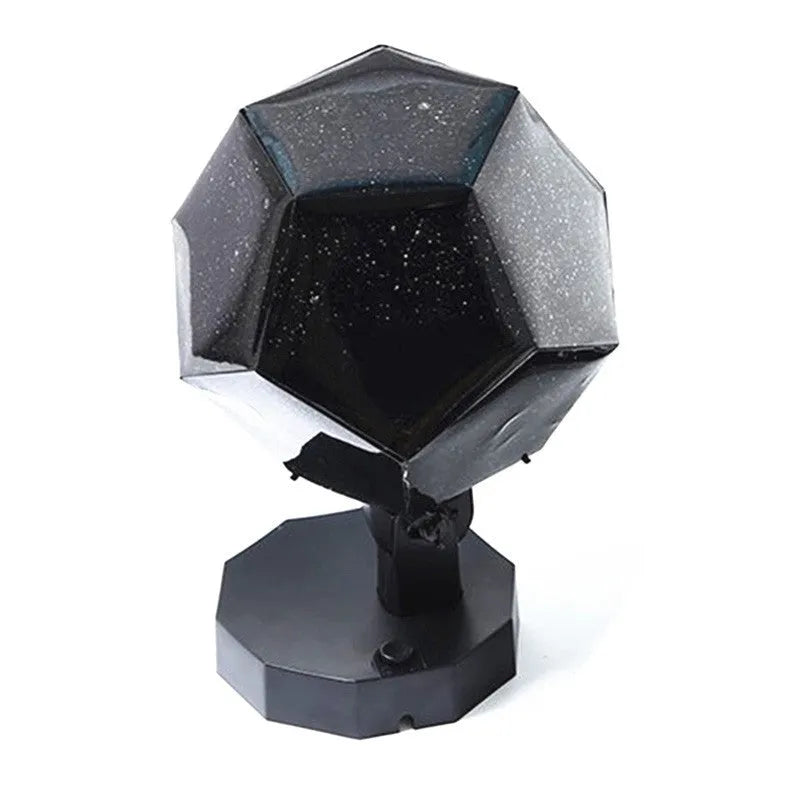 LED starry sky projector night lamp projecting constellation patterns on bedroom ceiling with remote control